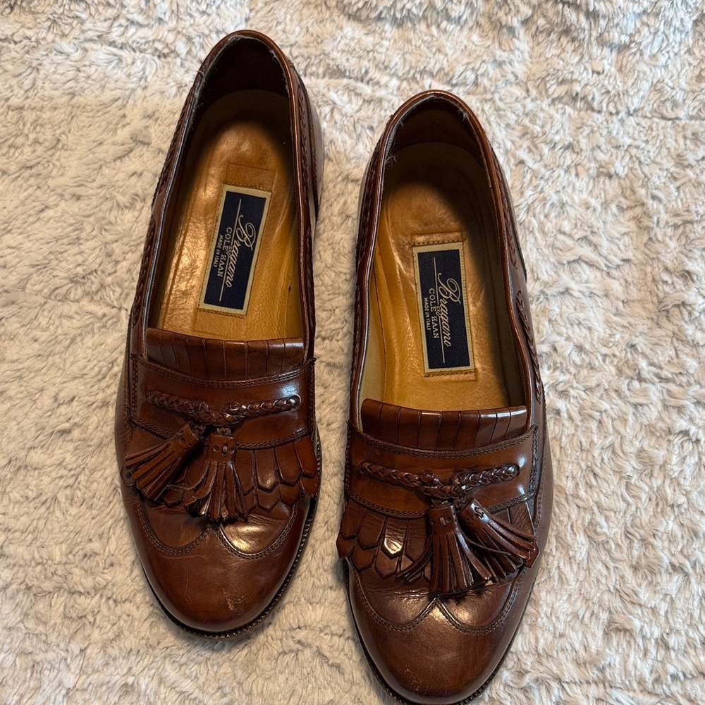 Cole Haan Chestnut Leather Loafers